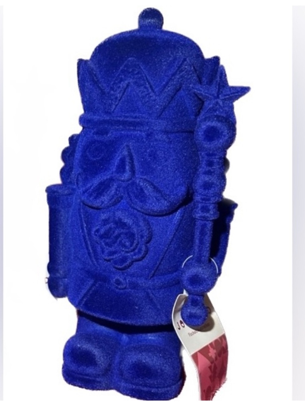 Joyward Royal Blue Velvety Flocked Nutcracker~NEW!